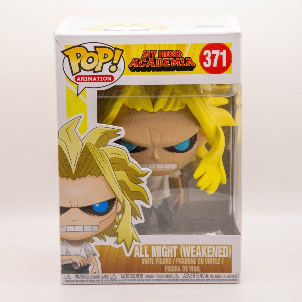 Funko Pop Vinyl MHA My Hero Academia All Might Weakened #371 (in Box GUC)